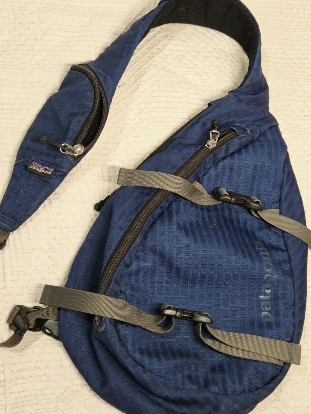 Patagonia Atom Sling 8L Backpack Royal Blue One Crossbody Chest Bag Travel Y2K